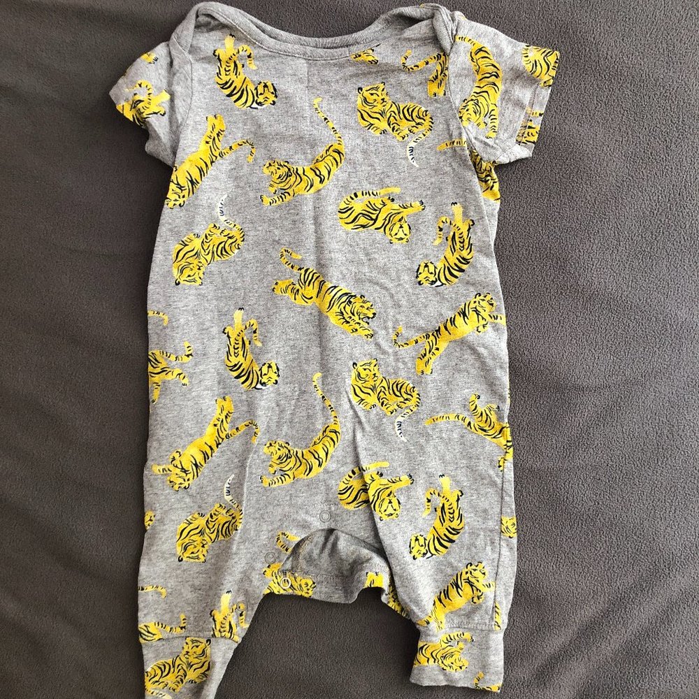 Tea Collection Tiger Baby Romper